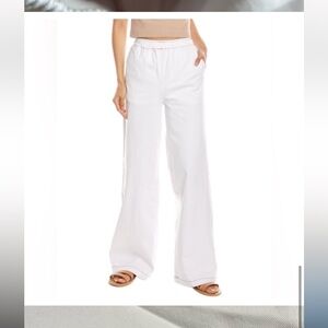 Women's White Wide-Leg Pants